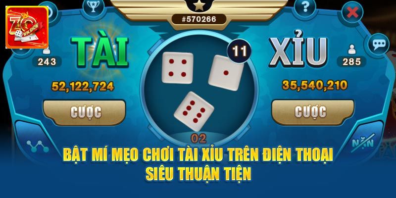 Mẹo Chơi Tài Xỉu - Điều Hay Tân Binh Ghi Nhớ Để Thắng Nhanh 